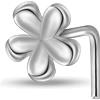 NovaNavel Piercing naso california in argento