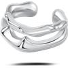 NovaNavel Orecchino ear cuff classico in argento