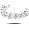 NovaNavel Orecchino ear cuff magic bianco in argento