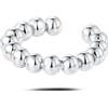 NovaNavel Orecchino ear cuff dot in argento