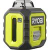 Ryobi RB360GLL, Livella 360° Laser Verde, Batteria 18V ONE+ Non Inclusa, per Lavori di Precisione, Proiezione Linee: 1x Verticale, 1x Orizzontale 360°, Livella Laser Autolivellante
