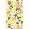 A.S. Création - Carta da parati in tessuto non tessuto, motivo floreale in giallo, blu e bianco, per varie stanze, XXL, 2,80 m x 1,59 m