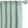ABAKUHAUS verde Tenda a Pannello Set di 2, Retro Piccola Polka Dots, Trattamento della Finestra per Stanza e Camera da Letto, 2 pezzi 75 cm x 175 cm, Verde Menta Bianco