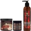 Bigen As I Am Coconut Co Wash 454g, Double Butter Creme 227g e balsamo districante 237ml