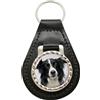 Gifshop UK Portachiavi In Pelle Per Border Collie