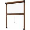 Zanzariera a rullo verticale marrone per finestra - 60x150 cm