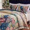 Greenland Home Barefoot Bungalow Eden - Set copripiumino per letto matrimoniale, 3 pezzi, colore: ecru