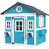 Outsunny Casetta per Bambini 3-8 Anni con Tetto Inclinabile, Vasi e Fioriere, in Legno di Abete, 114x126.4x135 cm | Aosom Italy