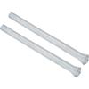 QUARKZMAN 2pz 13.78''X0.76'' Molla Tube Curvatore per Tubo OD 3/4'' Flessione Molla per Tubi Rame Spirale Molla Curvatore per Tubi Rame Alluminio e Tubi Acciaio Parete Sottile Argento