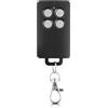 APKLVSR Remplacement pour SCS Sentinel AAM0121 - Télécommande de Portail 4 Canaux à Code Tournant, 433 MHz, Portée 50 m, Sécurité Renforcée, Compatible Motorisations Portail(Gris, 1 pièces)