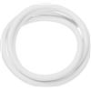 QUARKZMAN Nastro Tenuta Schiuma Silicone, Diametro 8 Mm (0,31) Lunghezza 1 Metro (3,28 Piedi) Guarnizione Gomma Spugna Rotonda Corda Gomma Solida per Macchinari e Industrie, Bianco