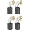 QUARKZMAN 4 Pz CB411 Set Di Spazzole In Carbonio Sostituisce 12x9x6mm Per La Maggior Parte Degli Utensili Elettrici Martello Perforatore Motore Seghetto Circolare Pezzo Di Ricambio