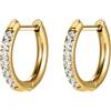 AOEDEJ G23 - Orecchini a cerchio in titanio e argento, 18 g, piccoli orecchini a cerchio da 8 mm/10 mm/12 mm, per orecchie sensibili, per piercing multipli, cartilagine, Titanio, Zirconia cubica