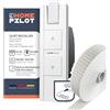 Home Pilot RolloTron Pure DECT - Avvolgicavo elettrico + cinghia larga 23 mm, lunghezza 6 m