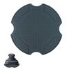 gexuamz Tappetino Friggitrice Ad Aria, 4 In 1 Tappetini Ignifugo Silicone, Antiscivolo Silicon Mat for Airfryer, Protezione Piano Induzione Accessori per Ninja Crispi, Blu,1 Pezzo