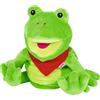 Goki Handpuppe Frosch Frilo: H= 30 cm, Plüsch, per Stück