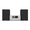 KENWOOD, Sistema Micro HiFi Stereo M-925DAB, con Sintonizzatore Radio DAB+, FM, Lettore CD e Presa USB, Display a Colori 2,4, Ingresso AUX per Sorgenti Analogiche e Cuffie, Silver