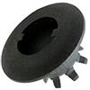 Volvo C30 C70 S60 V60 S80 V70 XC60 XC70 clip cofano superiore nero, ferro, alluminio, adatto per auto