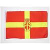 AZ FLAG Bandiera Messina Con Stemma 45x30 cm - Bandierina Messina In Sicilia 30x45 cm Cordicelle