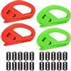 INNAL 4 Pezzi Tagliacarte Regalo Strumento di Taglio con 20 Pcs Lamelle Taglierina per Carta da Regalo Tagliacarta Regali Taglierina per Carta da Avvolgimento per Vacanze Feste Compleanni