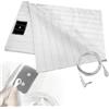 RATSTONE Grounding Sheet,Lenzuolo Di Messa a Terra,Strato Di Messa a Terra Con Cavo Di Collegamento a Terra,Per Migliorare Il Sonno,l'Energia Di Terra e Il Recupero,Comfort e Benessere Naturale,90 x 230 Cm