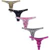 Faringoto Mens Lingerie Gay Jockstrap Thong Brillante Pouch Collons G-Perizoma Bikini biancheria intima per gli Uomini