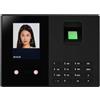Bisofice T200 Rilevatore Presenze Dipendenti, con Scansione Facciale e impronte digitali e RFID Password, Timbratrice Presenze per Piccole Imprese, Prompt Vocale, Display da 2,8, Italiano