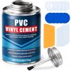 NoxGule Colla per Plastica, Kit Riparazione Materasso Gonfiabile, Colla per PVC, Impermeabile, Forte Aderenza, per Riparare Materiali in PVC, Tubi di Plastica, Gommone Gonfiabile, Tende, 250 g
