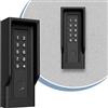 Cleverstation Supporto da parete per Nuki Keypad 2 - Accessorio per serratura smart - Cornice per lettore di impronte all'ingresso - Nero