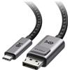 Cable Matters Cavo USB-C a DisplayPort 1.4 intrecciato, 1,8 m