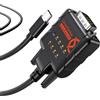 DriverGenius SerialGuardX FTDI Adattatore USB-C RS232 (9 LED, 1pz)