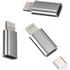 HOYULLI Adattatore USB C femmina a Lightning maschio(3 pezzi) Accessori certificati per Apple MFI per Iphone 14 per Ipad TypeC Caricabatterie Cavo porta convertitore cavo di ricarica Connettore cavo ricarica