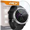 REY Pack 3x Pellicola salvaschermo per GARMIN VIVOACTIVE 3 - DESCENT MK3i 43MM, Pellicole salvaschermo Vetro Temperato 9H+, di qualità Premium