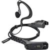 HYSHIKRA Auricolare con Microfono Auricolare multipin Compatibile con Motorola DP3400 DP4400 DP4800 DGP4150 XiR-P8200 Xpr-6300 Radio bidirezionale (Forma G, 1)