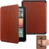 MoKo Custodia per 7 Ebook Reader(12a Gen 2024) e Colorsoft Signature Edition 2024, Cover Leggera con Cinturino da Polso Auto Sonno/Sveglia, Non adatto a Kobo Aura 2/Remarkable, Stile Vintage