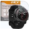 REY Pellicola salvaschermo per Garmin VIVOACTIVE 3 - DESCENT MK3i 43MM, Vetro temperato, di qualità Premium