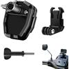 CERFFOOL Supporto parabrezza moto per GoPro Hero 13 12 11 per Insta360 X5 X4 X4 Air Ace Pro 2 per DJI Action 6 5 4 3 Pocket 3 Mount in lega di alluminio supporto cellulare Action Camera Accessori