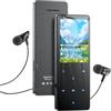 PINHUI Lettore MP3 da 64 GB con Bluetooth 5.3, lettore musicale portatile con altoparlante integrato, lettore audio digitale per sport con funzione vocale, radio FM, supporta schede di memoria fino a 128 GB