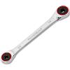 Powerbuilt Ratcheting double box-end e-star wrench - E6/E8, 641759