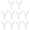 CWPFVQA 10 Connettori di Tipo Y Connettore per Tubo dell'Acqua Collettore d'Aria Connettori per Pompa d'Aria per Acquario Connettore per Tubo di Plastica Accessori per Collettore dell'Acqua