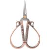 Pssopp Forbici da ricamo in acciaio inox forbici a punto croce vintage forbici stile europeo cesoie da cucire fai da te strumenti di ricamo per cucito ricamo cucito mestiere opere d'arte(Red Bronze)