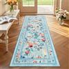 Geanup Tappeto Passatoia Corridoio 60×180 cm Blu Volpe