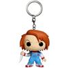 Funko Pop! Keychain: Horror - Chucky, Mini Figura in Vinile da Collezione Novità Portachiavi, Riempitivi per Calze, Idea Regalo, Merchandising Ufficiale, Movies Fans, Minifigure