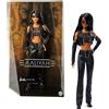 Barbie Signature Aaliyah la "Principessa dell'R&B", bambola da collezione con abito nero in ecopelle ispirato video musicale di "One in a Million", accessori inclusi, 6+ anni, HRM80