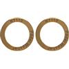 BuyWeek Rondelle per Pedali Rondelle Piatte, 2 Pezzi Impermeabili in Lega di Titanio per Bici da Strada (Oro)