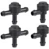 A ABSOPRO Parabrezza Lavatrice Ugello Adatto per Volvo No.31391513-4pz Nero
