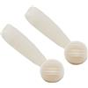 BBLINE - Calamita Ferma tenda in plastica Striata Bianco - set 2 pezzi