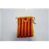 AZ FLAG Ghirlanda 6 Metri 20 Bandiere Catalogna Estelada Vermella 21x15cm, Bandiera Catalana Independentista - Cataluña 15 x 21 cm - Festone Bandierine