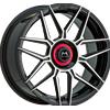 Cerchi in lega Motec Mct14-Gt.One 8.5x19 Black Polished