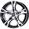 Cerchi in lega Platin P 53 6.5x16 Schwarz Poliert